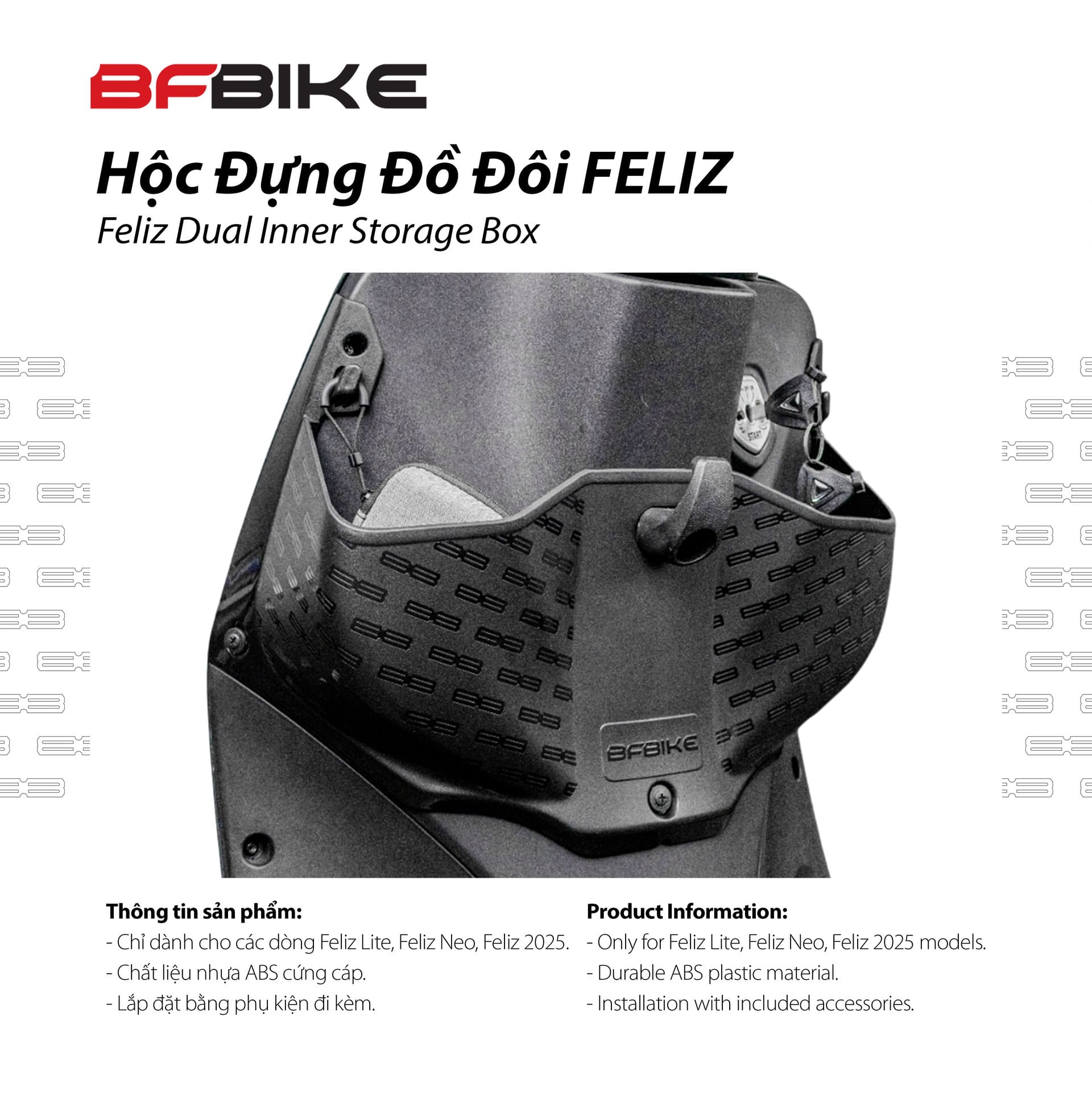 Hốc đựng đồ đôi FELIZ